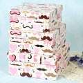 Humorous Stubble Design Impressão Gift Box